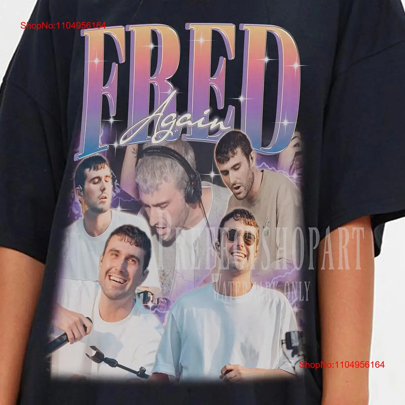 Poster Men Fashion - Kaus Fred Again Merch Pakaian Vintage