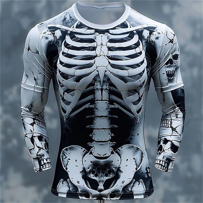 Mens Fashion Clothes - Kaos Pria Lengan Panjang dengan Motif