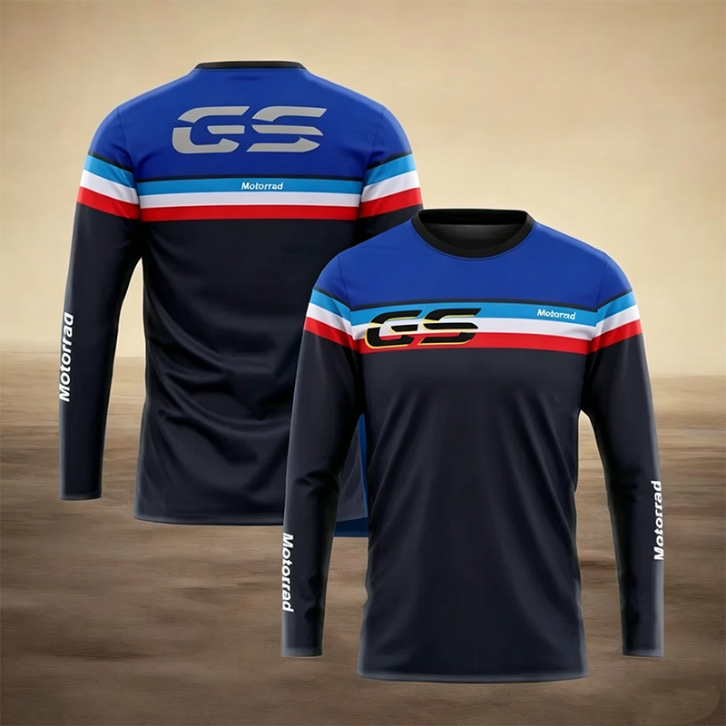 Mens Fashion Summer - Kaos Lengan Panjang Motorrad R1250GS/R1200GS/F850GS/F750GS/ untuk