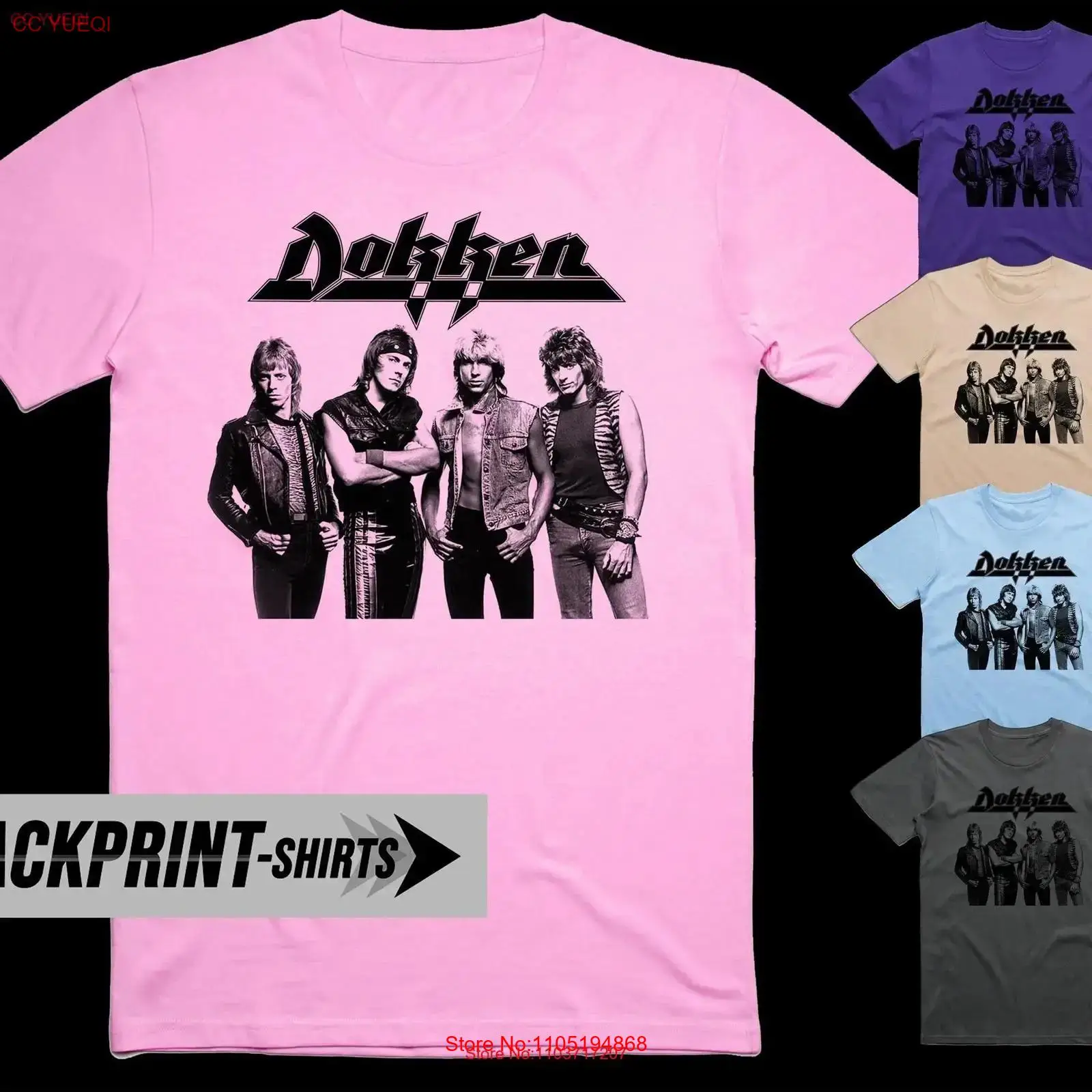 Poster Men Fashion - Kaos Dokken Katun Pria Semua Ukuran