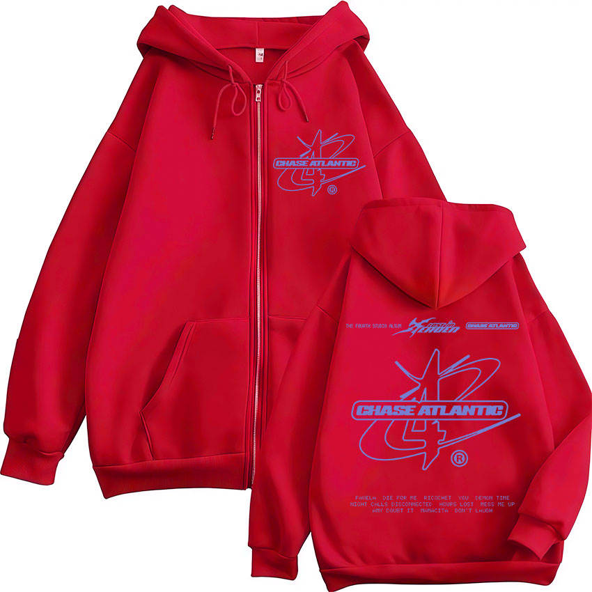 Rock Band Chase Atlantic Lost  - Mens Fashion Zip Up Hoodies ulasan dan harga
