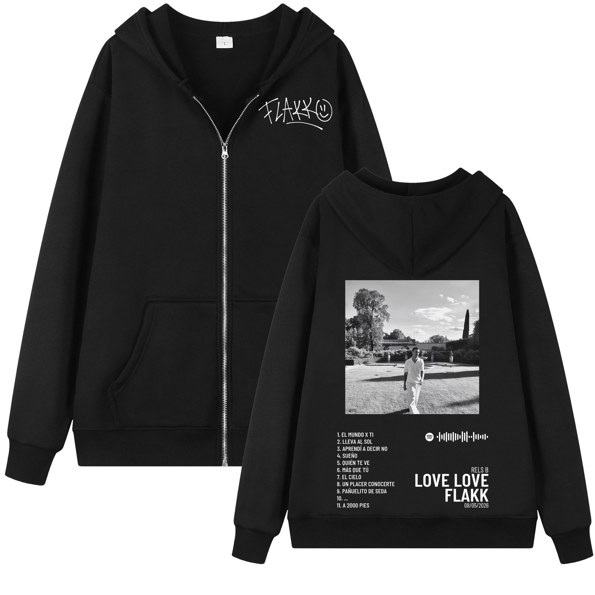 Rapper Rels B Love Love Flakk  - Mens Fashion Zip Up Hoodies ulasan dan harga