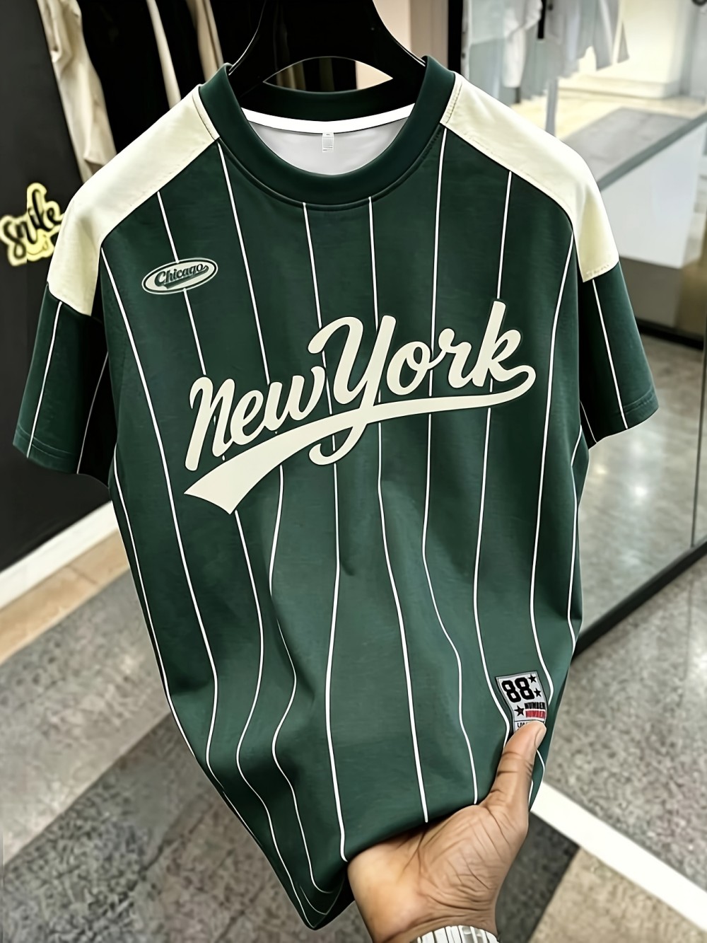 Kaos oblong lengan pendek pria - Men'S Fashion New York ulasan dan harga