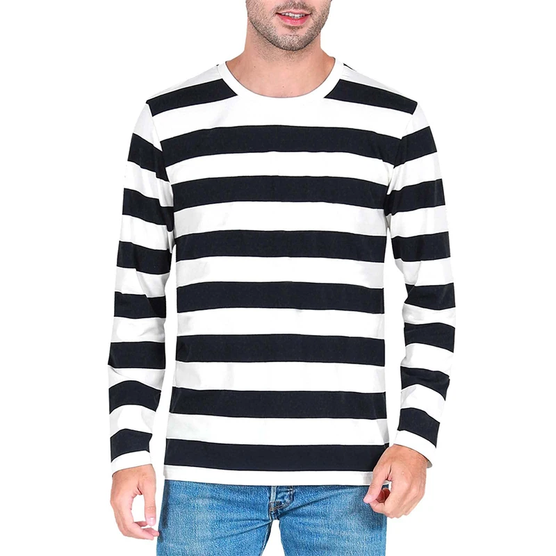 Kaos Lengan Panjang Pria denga - Mens Fashion Summer ulasan dan harga