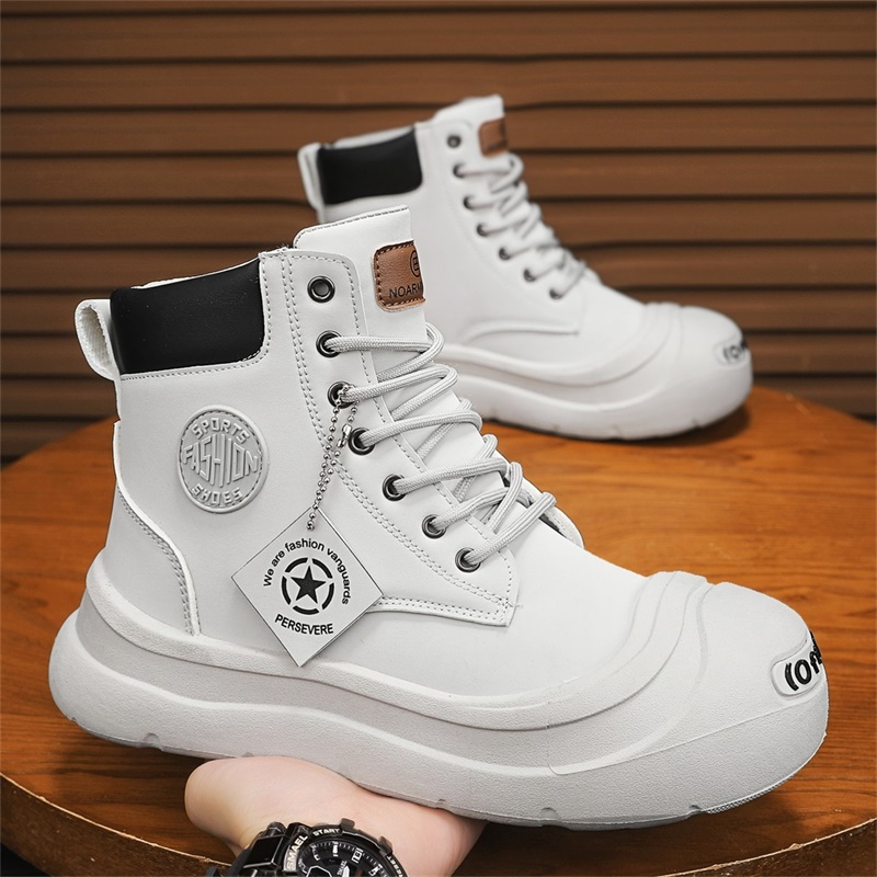 Sepatu Boots Pendek Modis dan  - Mens Fashion Trainers ulasan dan harga