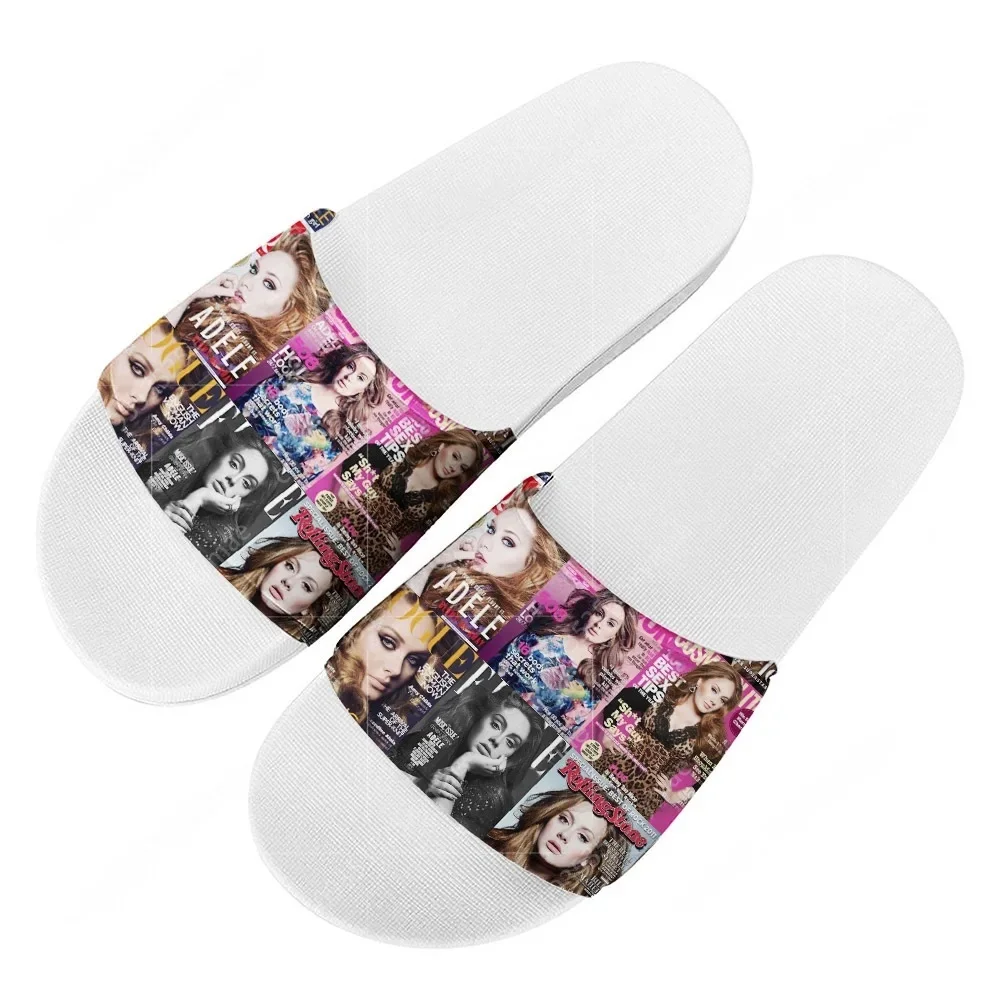 Adele Singer Poster Slippers F - Poster Men Fashion ulasan dan harga